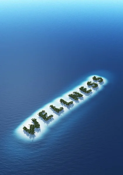 Wellness Eiland Concept — Stockfoto
