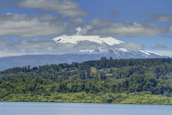 Villarrica Ist Eine Stadt Süden Chiles Fuße Des Vulkans Villarrica — Stockfoto