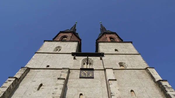 Marienkirche Halle Ben — Stock Fotó