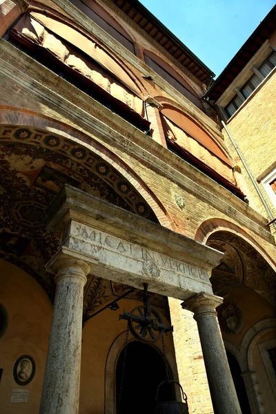 Vista Panorámica Hermosa Arquitectura Medieval — Foto de Stock