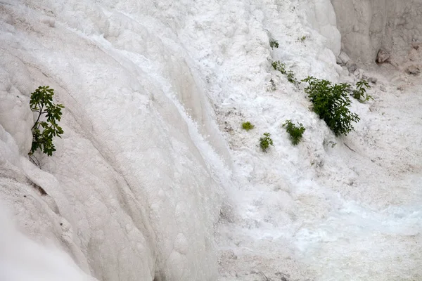 Τραβερτίνη Πισίνες Και Βεράντες Pamukkale Γαλοπούλα — Φωτογραφία Αρχείου