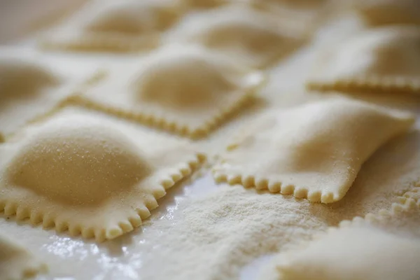 Italské Sicilské Ravioli Přirozeném Světle — Stock fotografie