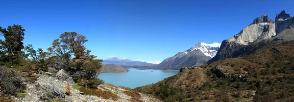 Der Nationalpark Torres Del Paine Der Region Chiles Patagonien Ist — Stockfoto