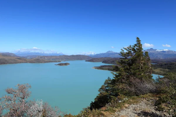 Národní Park Torres Del Paine Oblasti Chiles Patagonia Známý Svými — Stock fotografie