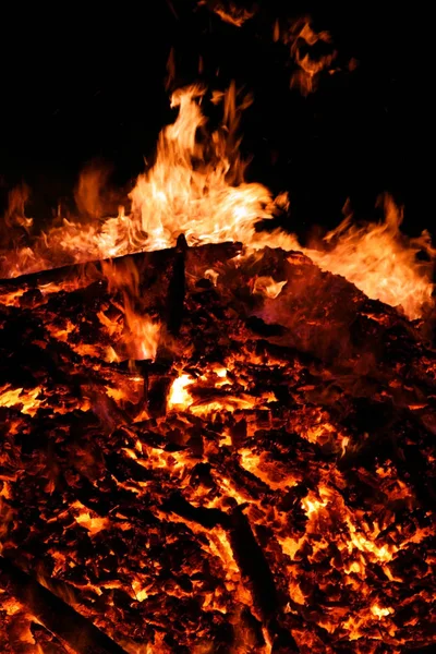 Gran Fuego Calor — Foto de Stock