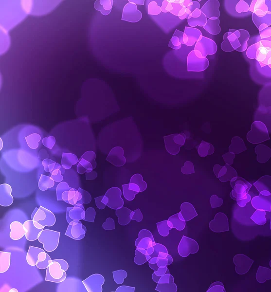 Herz Schwarm Violett Tapete Hintergrund Kulisse — Stockfoto