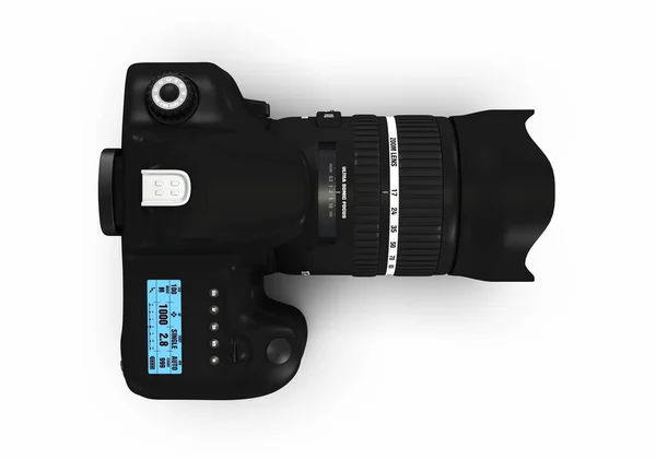 Digitale Weergave Van Een Videocamera Geïsoleerd Witte Achtergrond — Stockfoto