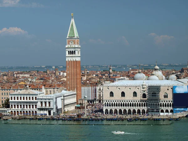 Venice Mark Square Seen Tower Church San Giorgio Magiore — Stock Photo, Image