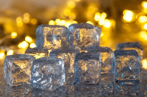 Background Ice Cubes — Stock Photo, Image