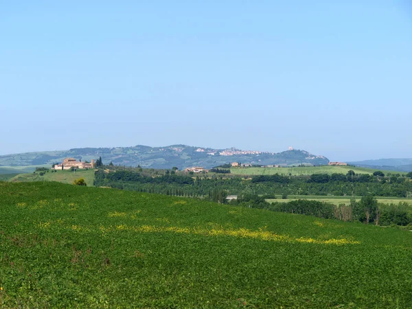 Ландшафтная Тоскана Центральной Италии — стоковое фото