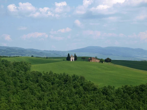 Toskanische Landschaft Mittelitalien — Stockfoto