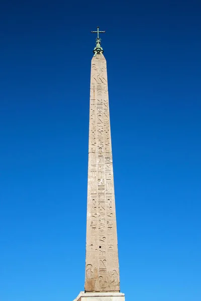 Obelisk Flaminio Římě — Stock fotografie