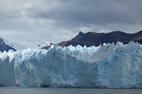 Gletsjerlagune Bevroren Ijsberg Klimaatverandering — Stockfoto