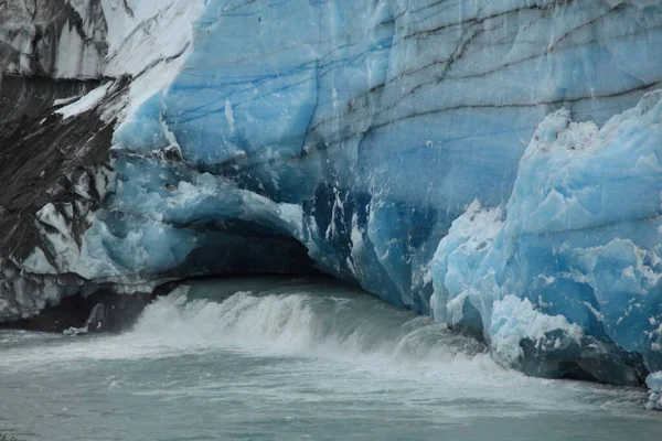 Glaciärlagunen Isberg Naturligt Underverk — Stockfoto