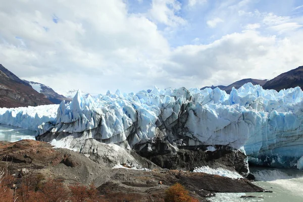冰川泻湖 冰山自然奇观 — 图库照片
