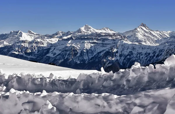 Vista Sulle Splendide Montagne Delle Alpi — Foto Stock