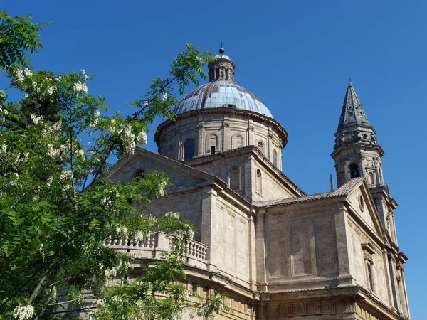 Santuario Virgen San Biagio Montepulciano Toscana Italia —  Fotos de Stock