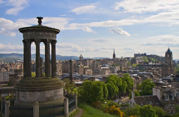 Stadsbilden Edinburgh Sett Utifrån Calton Hill Skottland Europa — Stockfoto