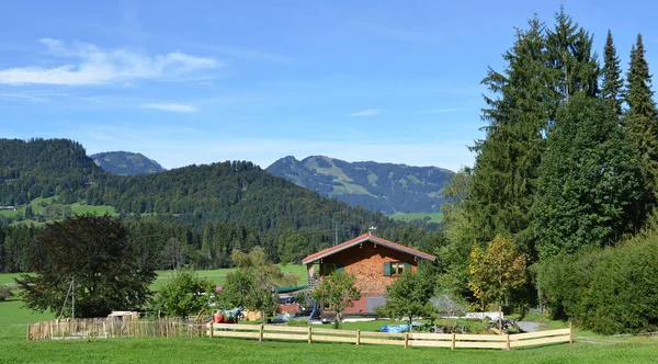 Vista Panorámica Del Majestuoso Paisaje Los Alpes — Foto de Stock