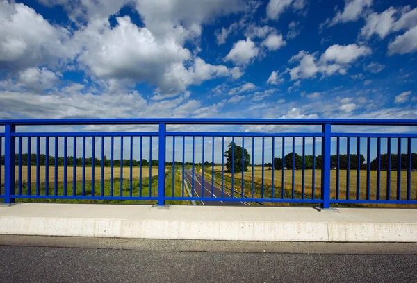 Vista Panoramica Dell Architettura Della Struttura Del Ponte — Foto Stock