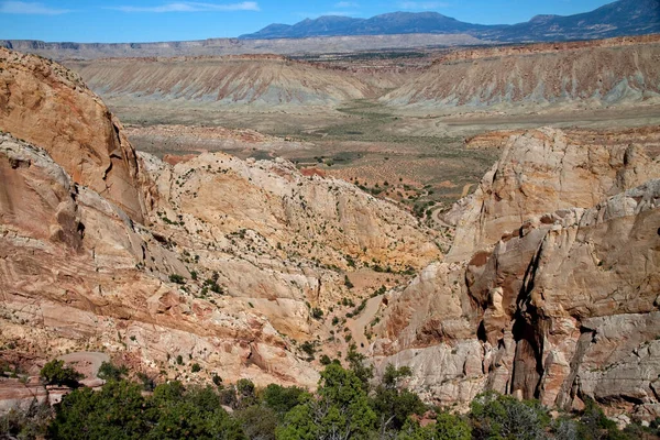 Burr Trail Vista Para Vale Greve — Fotografia de Stock