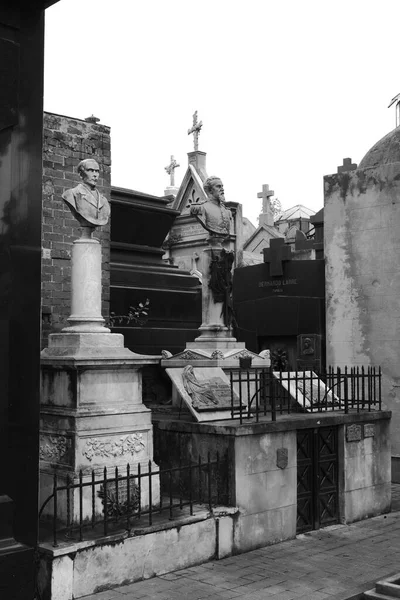 Recoleta公墓 阿根廷布宜诺斯艾利斯住宅区 — 图库照片