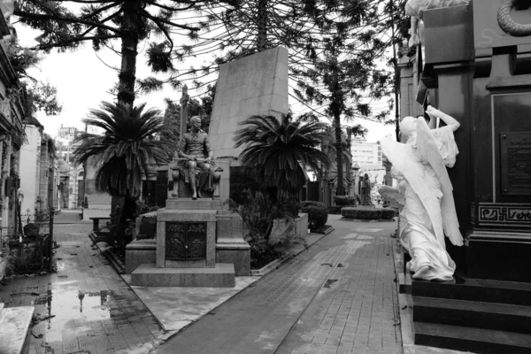 Cementerio Recoleta Barrio Residencial Buenos Aires Argentina —  Fotos de Stock