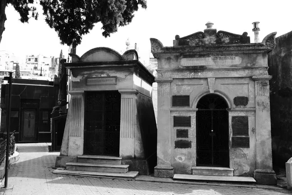 Cemitério Recoleta Bairro Residencial Buenos Aires Argentina — Fotografia de Stock