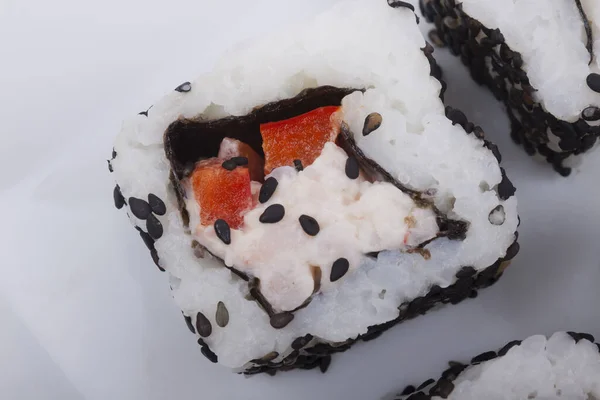 Sushi Isolado Sobre Fundo Branco — Fotografia de Stock