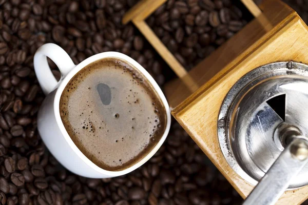 Cup Coffee Beans — Stock Photo, Image