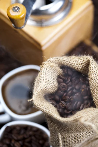 Coffee Beans Cup Table — Stock Photo, Image