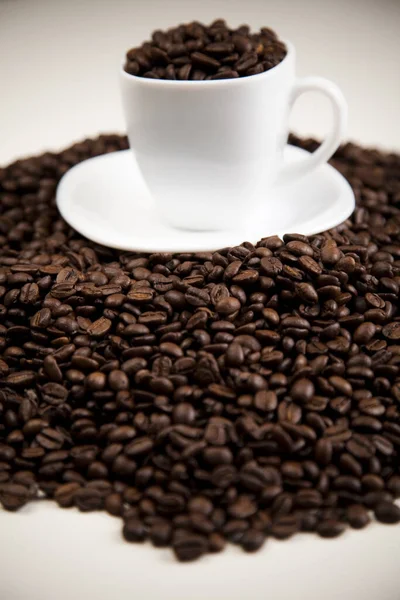 Coffee Dark Roasted Coffee Beans — Stock Photo, Image