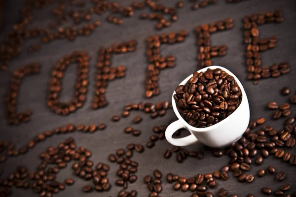 Kahve Zamanı Konsepti Taze Aromatik Kahve — Stok fotoğraf