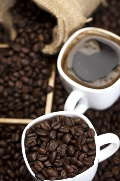 Coffee Dark Roasted Coffee Beans Stock Picture