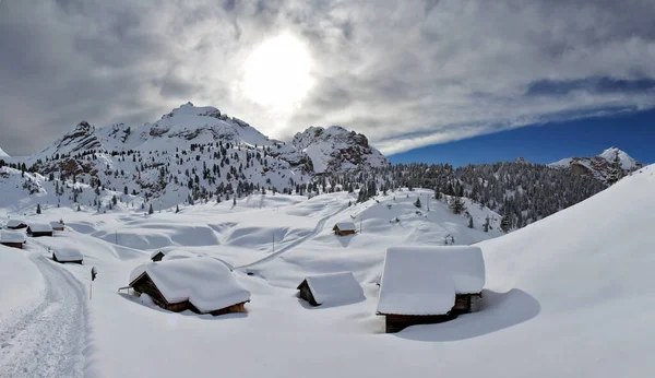 Vista Panorámica Del Majestuoso Paisaje Dolomitas Italia — Foto de Stock