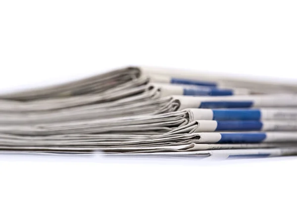 Pile Newspapers — Stock Photo, Image