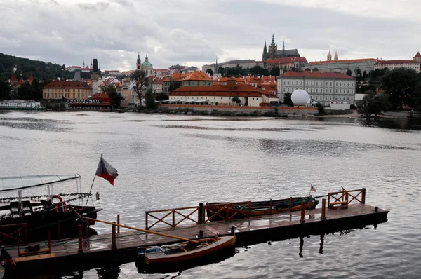 Prag Eski Kasabasının Havadan Görünüşü — Stok fotoğraf