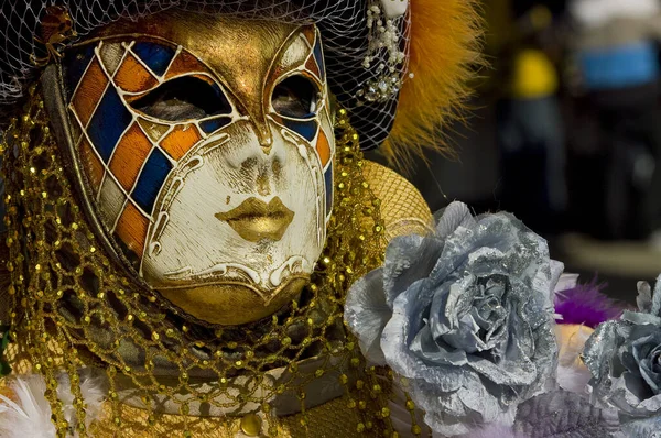 Carnaval Costumes Máscara Festival — Foto de Stock