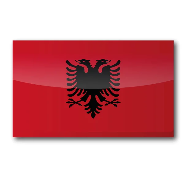 Vlajky Albania Geografie Kartografie — Stock fotografie