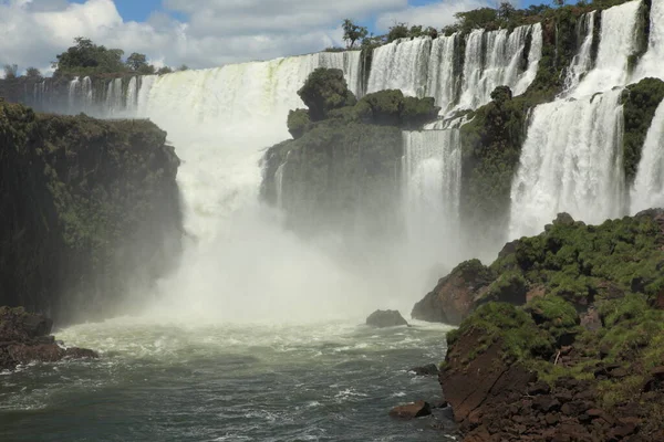 Chutes Iguazu Cascade Dans Jungle — Photo