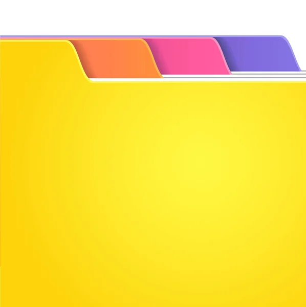 Color Folder Tabs Collection — Stock Photo, Image