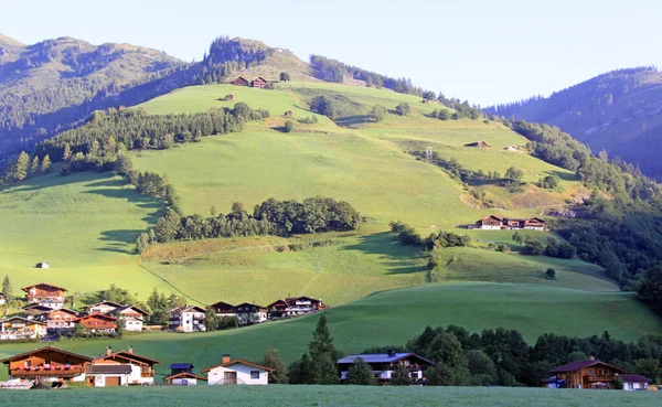 Vue Panoramique Sur Magnifique Paysage Alpin — Photo