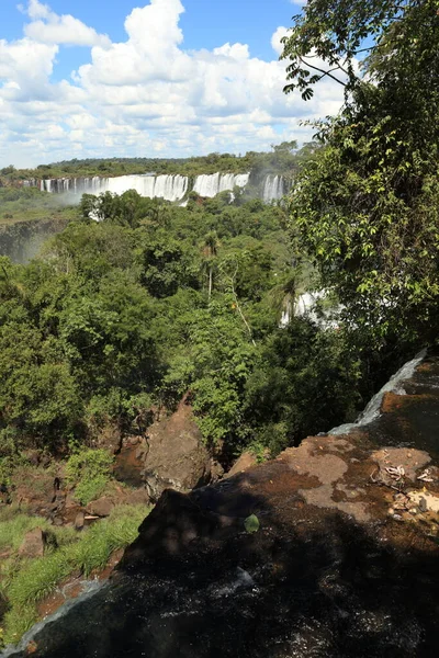 Iguazu Wasserfälle Natur Wasserfall — Stockfoto