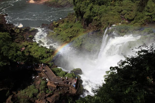 Belle Cascade Sur Fond Nature — Photo