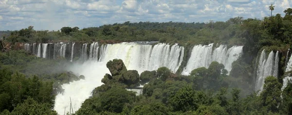 Iguazu Watervallen Natuur Waterval — Stockfoto