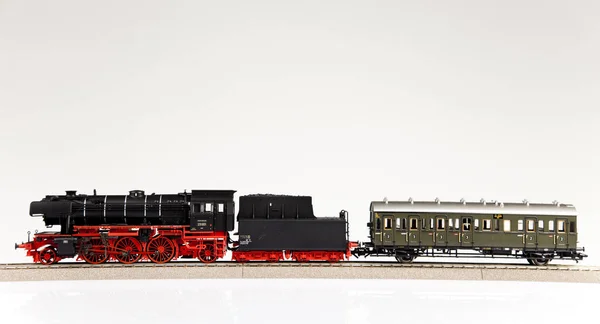 Μοντέλο Παιχνιδιού Μηχανών Τρένων — Φωτογραφία Αρχείου