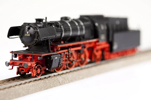 Spielzeugmodell Einer Lokomotive — Stockfoto