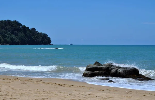 Strand Vatten Scen Bild — Stockfoto