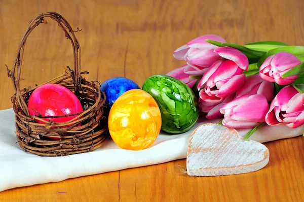 Яйца Цветов Тюльпанов — стоковое фото