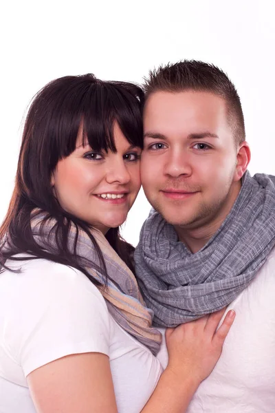 Junges Modernes Paar Liebe — Stockfoto